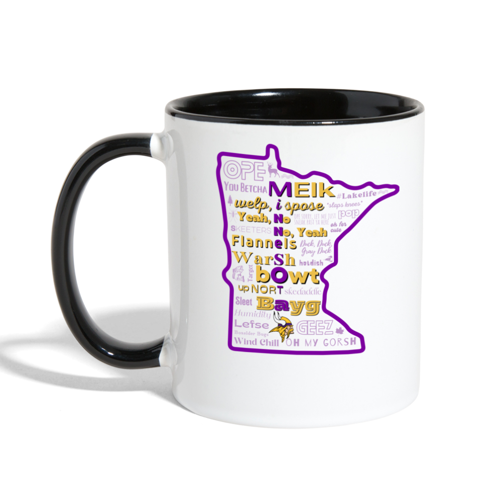 MN Words Viking Theme Mug - white/black