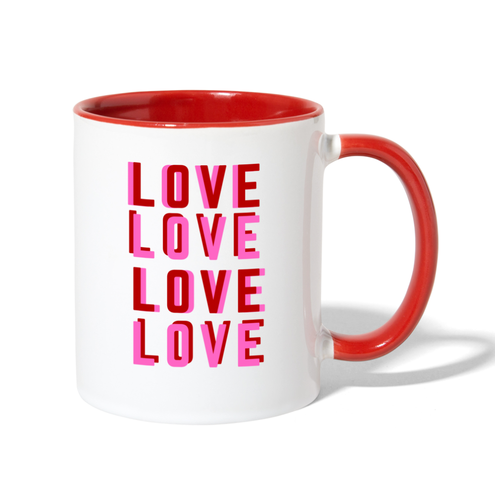 LOVE Mug - white/red