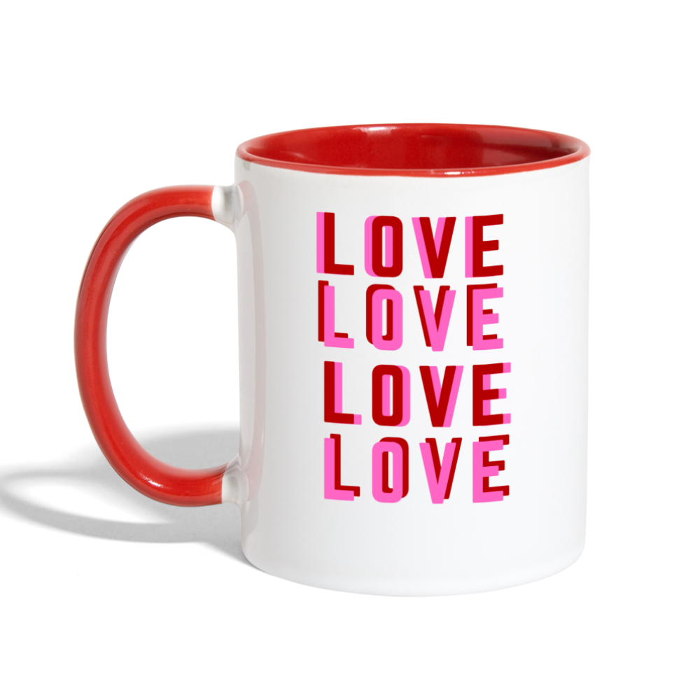 LOVE Mug - white/red