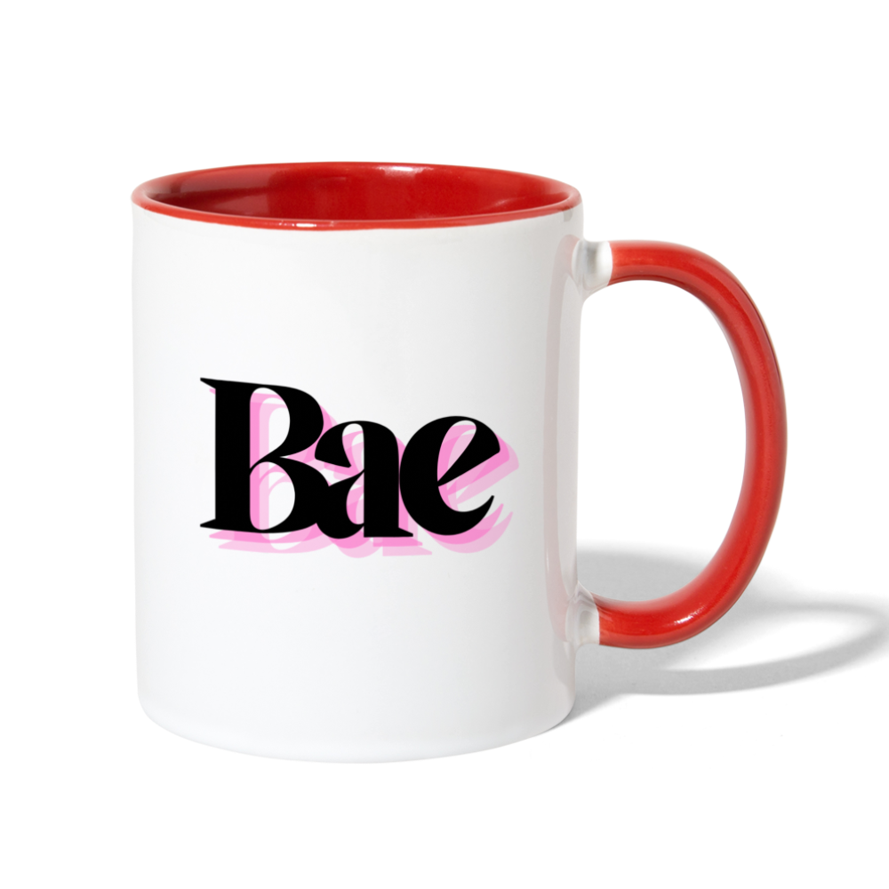 Bae Mug - white/red
