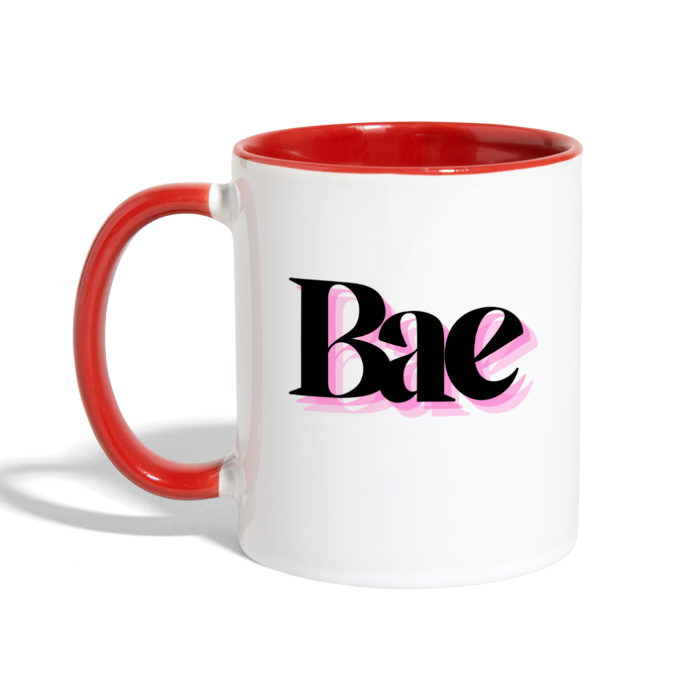 Bae Mug - white/red