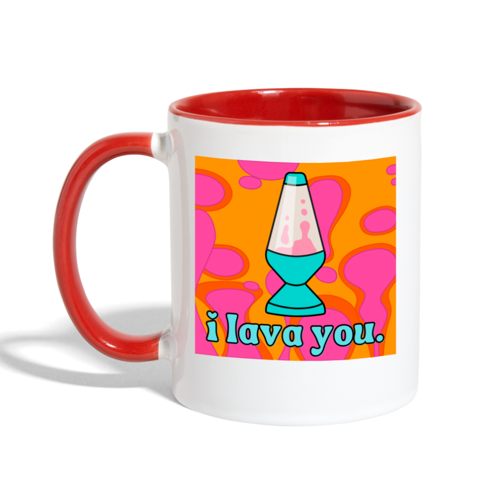 I Lava You - white/red