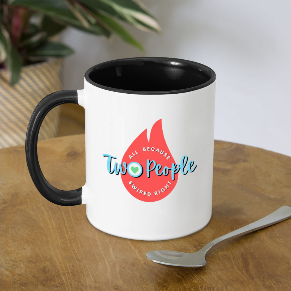 Swiped Right Mug - white/black
