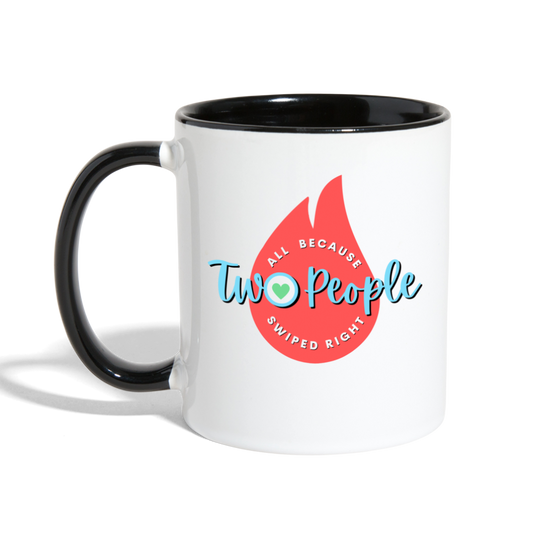 Swiped Right Mug - white/black