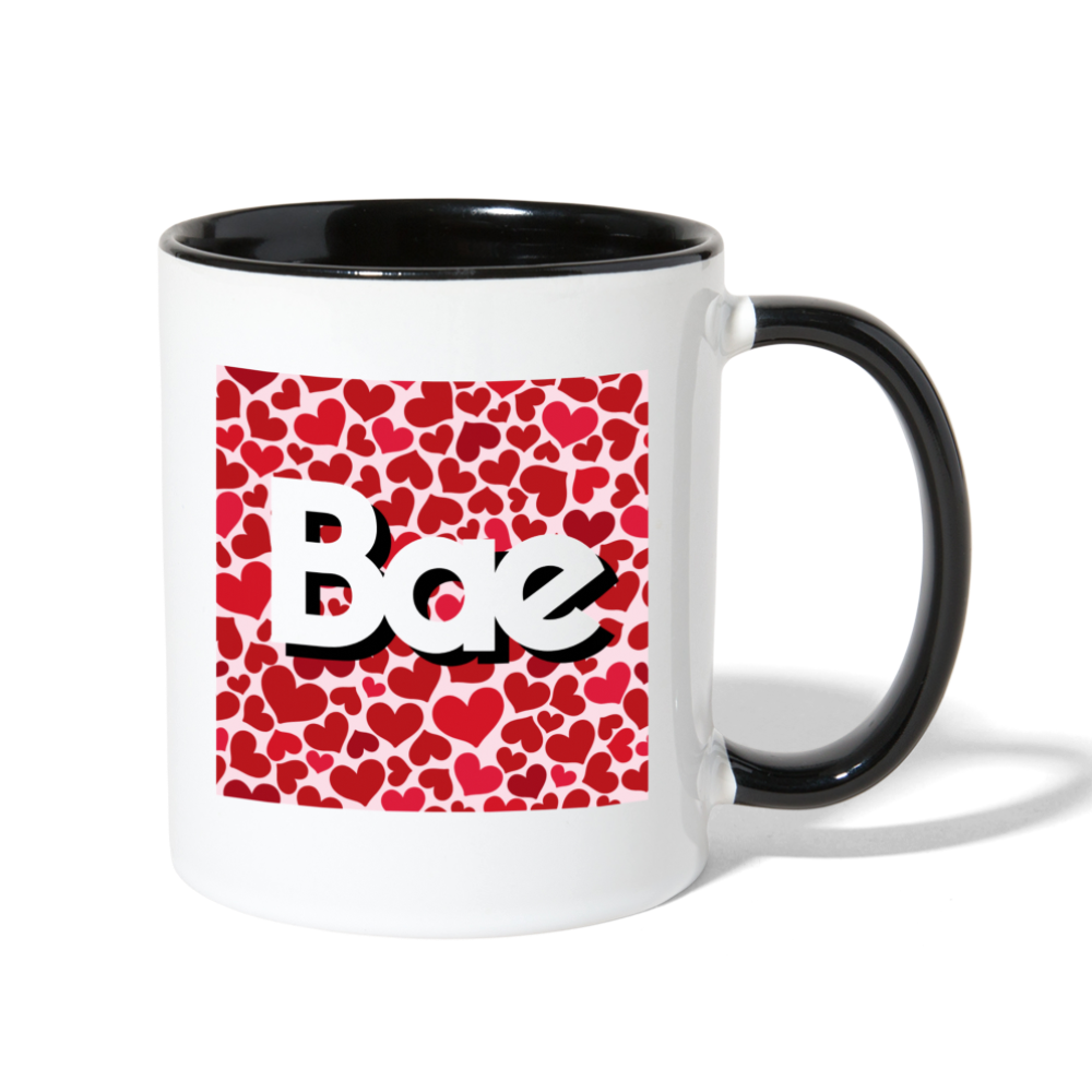 Bae Heart Mug - white/black