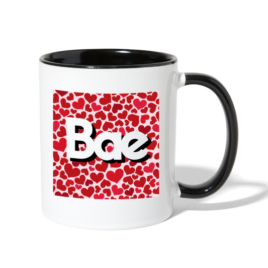Bae Heart Mug - white/black