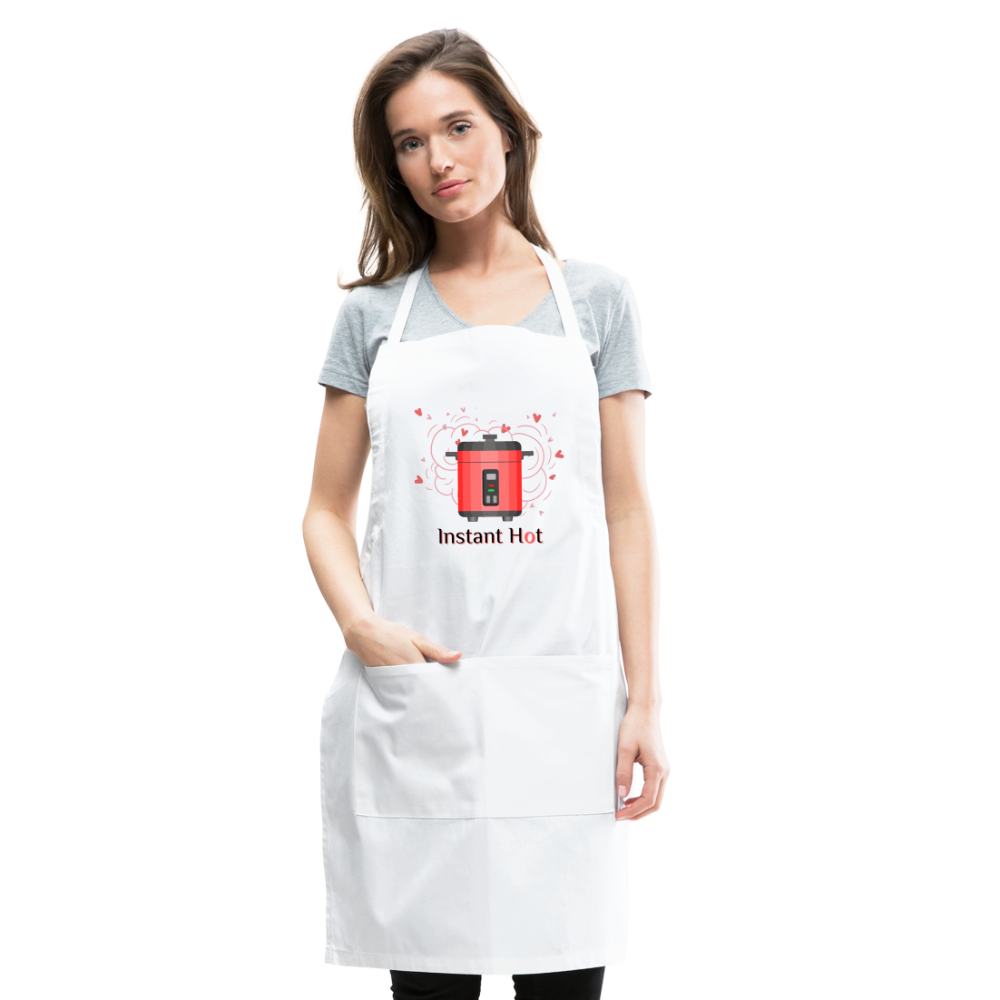 Instant Hot Adjustable Apron - white
