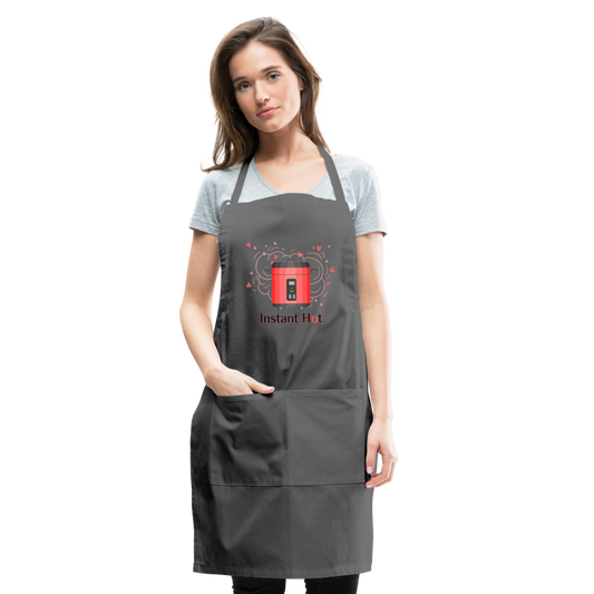 Instant Hot Adjustable Apron - charcoal
