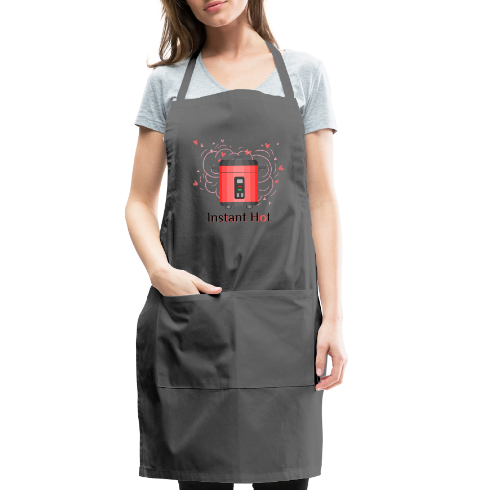 Instant Hot Adjustable Apron - charcoal