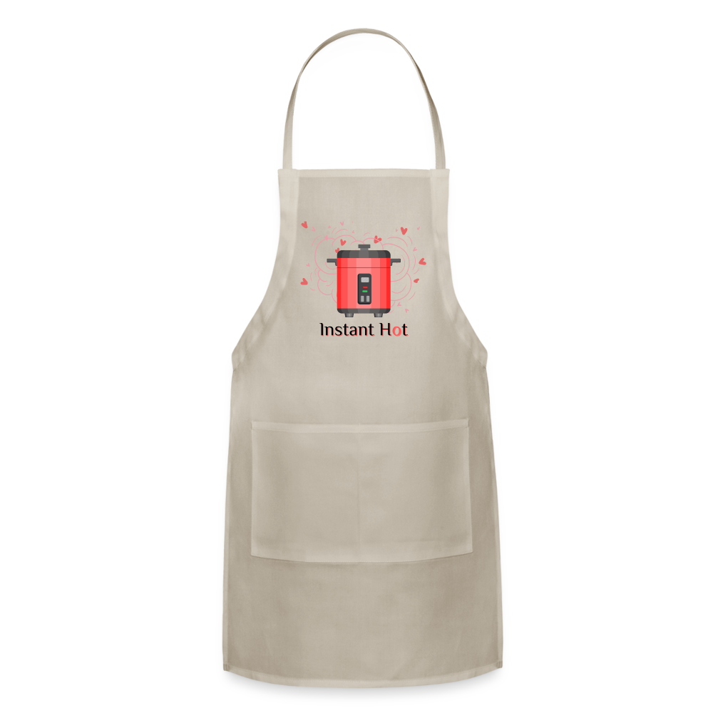 Instant Hot Adjustable Apron - natural