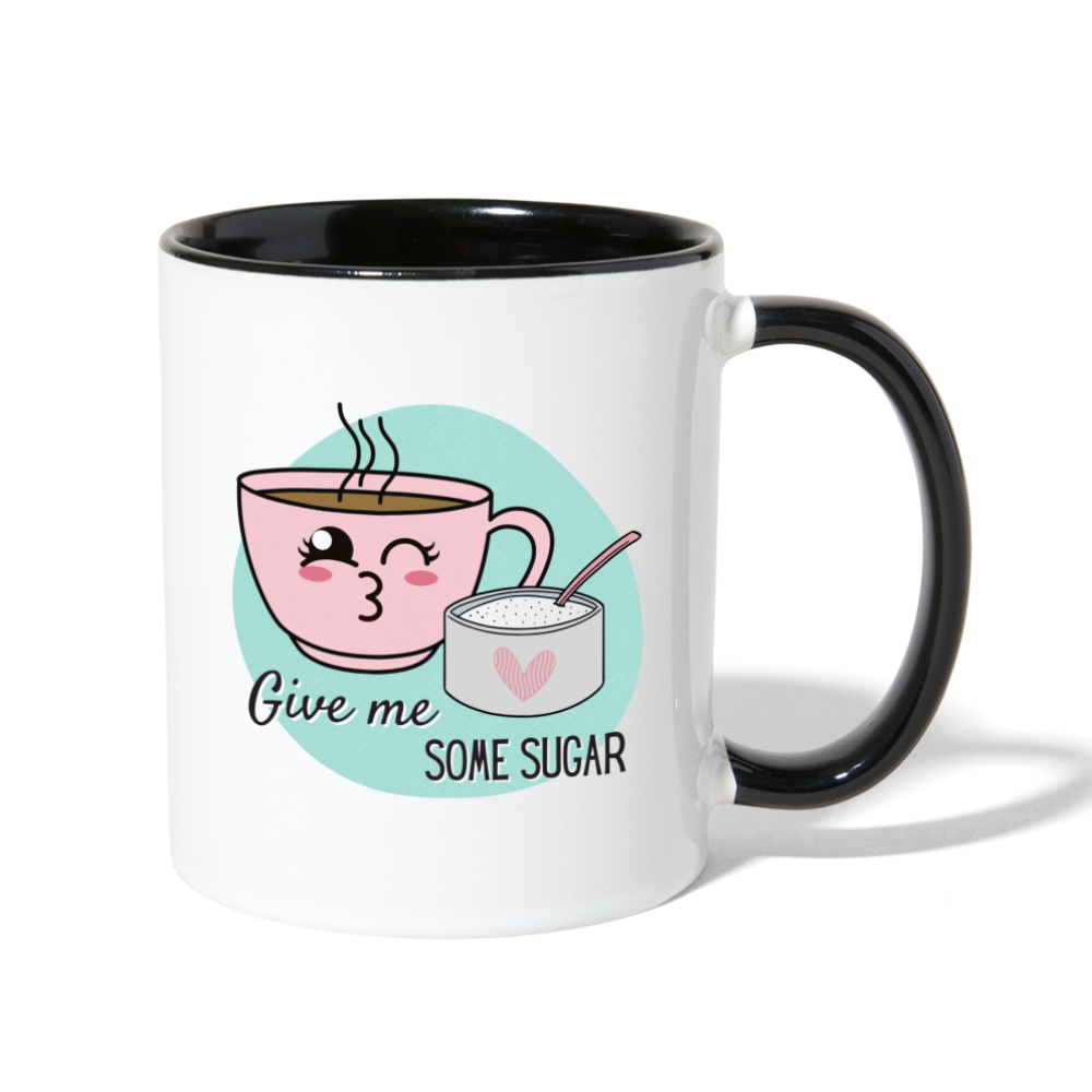 Give Me Some Sugar Mug - white/black