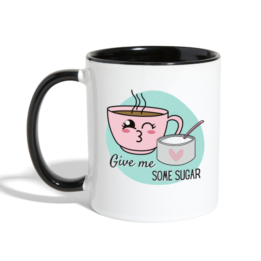 Give Me Some Sugar Mug - white/black