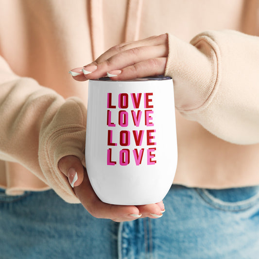 LOVE Wine Tumbler